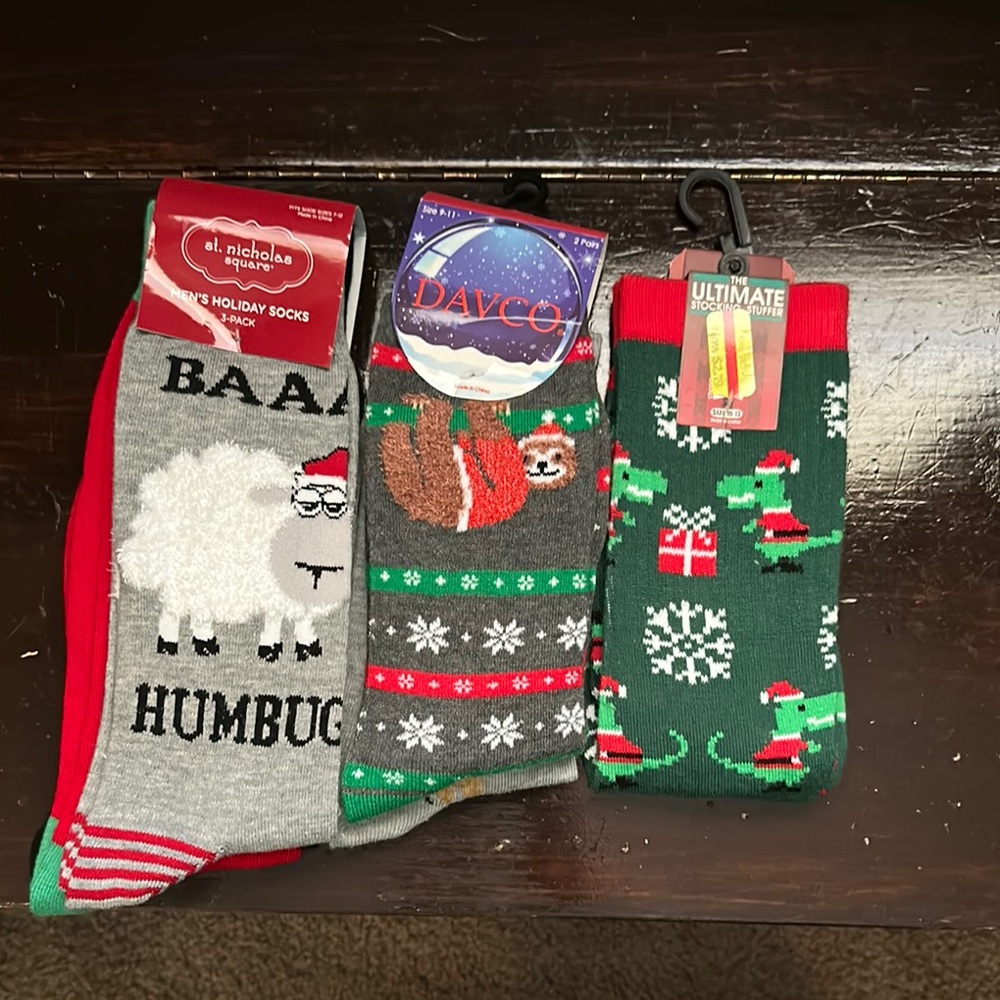 Holiday Socks Set - all Brand New Christmas socks